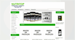 Desktop Screenshot of nutritop.com.br